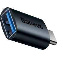 Адаптер OTG BASEUS Ingenuity Series Mini OTG Adaptor Type-C to USB-A 3.1 Blue (ZJJQ000003)