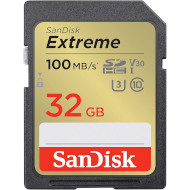 Карта памяти SANDISK SDHC Extreme 32GB UHS-I U3 V30 Class 10 (SDSDXVT-032G-GNCIN)