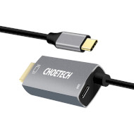 Кабель CHOETECH USB-C - HDMI v2.0 1.8м Gray (XCH-M180GY)