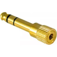 Адаптер BEYERDYNAMIC Jack Adaptor Pluggable mini-jack 3.5 мм - jack 6.35 мм Gold (906824)