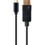 Кабель CABLEXPERT 4K 60Hz USB-C to DisplayPort 2м Black (A-CM-DPM-01)