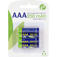 Аккумулятор ENERGENIE AAA 850mAh 4шт/уп (EG-BA-AAA8R4-01)