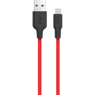 Кабель HOCO X21 USB-A to Micro-USB 1м Black/Red