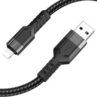 Кабель HOCO U110 USB-A to Lightning 1.2м Black
