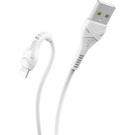Кабель HOCO X37 Cool Power USB-A to Lightning 1м White