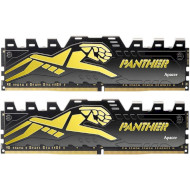 Модуль памяти APACER Panther Black/Gold DDR4 3200MHz 16GB Kit 2x8GB (AH4U16G32C28Y7GAA-2)