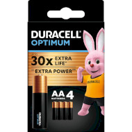 Батарейка DURACELL Optimum AA 4шт/уп (5015595)