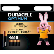 Батарейка DURACELL Optimum AAA 8шт/уп (5015602)