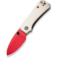 Складной нож CIVIVI Baby Banter Red Blade G10 Handle Ivory (C19068S-7)