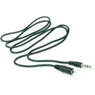 Кабель-удлинитель POWERPLANT mini-jack 3.5mm 1м Black (KD00AS1264)