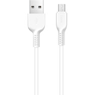 Кабель HOCO X13 Easy charged USB-A to Micro-USB 1м White