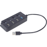 USB хаб с выключателями GEMBIRD UHB-U3P1U2P3P-01