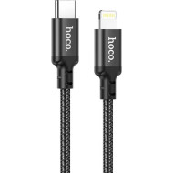 Кабель HOCO X14 Double speed Type-C to Lightning 1м Black
