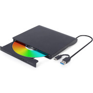 Внешний привод DVD±RW GEMBIRD DVD-USB-03 USB-C3.1 Black