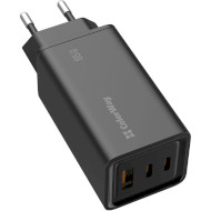 Зарядное устройство COLORWAY GaN3 Pro Power Delivery 2xUSB-C, 1xUSB-A, 65W Black (CW-CHS039PD-BK)