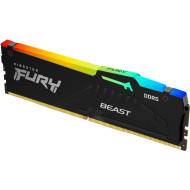 Модуль памяти KINGSTON FURY Beast RGB DDR5 6000MHz 32GB Black (KF560C36BBEA-32)
