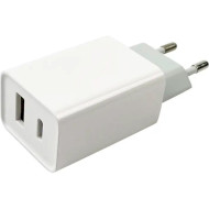 Зарядное устройство MIBRAND MI-206C Travel Charger USB-A, USB-C White (MIWC/206CUCW)