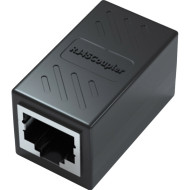 Соединитель витой пары VOLTRONIC RJ45 8P8C Shielded Cat.5 Black