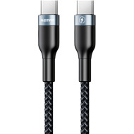 Кабель REMAX Sury 2 Type-C to Type-C PD 3А 1м Black (RC-010-B)