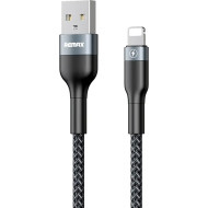 Кабель REMAX Sury 2 USB-A to Lightning 2.4A 1м Black (RC-064I BK)