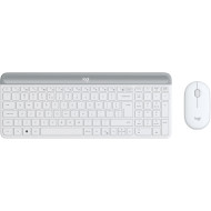 Комплект беспроводной LOGITECH MK470 Slim Wireless Combo UA Off-White (920-009205)