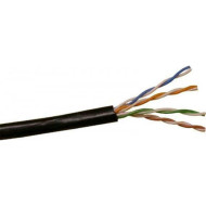 Кабель сетевой для наружной прокладки FRIMECOM UTP Cat.5e 4x2x0.50 CCA Black 305м