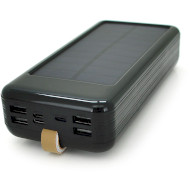 Повербанк с солнечной батареей VOLTRONIC KKD-6W-B 60000mAh Black