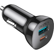 Автомобильное зарядное устройство CHOETECH TC0005 38W Dual USB Car Charger Black