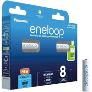 Аккумулятор PANASONIC Eneloop AAA 800mAh 8шт/уп (BK-4MCDE/8BE/8HH)