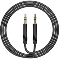 Кабель BOROFONE BL16 Clear sound mini-jack 3.5mm 1м Black (BL16B)