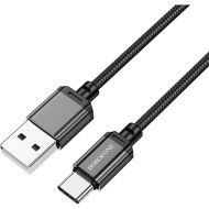 Кабель BOROFONE BX87 Sharp Type-C 1м Black