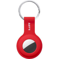 Держатель LAUT Huex TAG для AirTag with Key Ring Crimson Red (L_AT_HT_R)