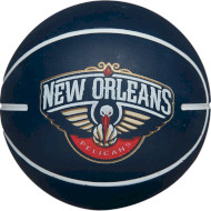 Міні-м'яч баскетбольний для дриблінгу WILSON NBA Dribbler New Orleans Pelicans (WTB1100PDQNO)