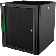 Настенный шкаф 19" MIRSAN WTN (12U, 600x600мм, RAL9005) (MR.WTN12U66DE.01)