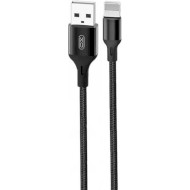 Кабель XO NB143 USB-A to Lightning 1м Black