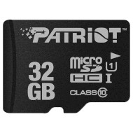 Карта памяти PATRIOT microSDHC LX 32GB UHS-I Class 10 + SD-adapter (PSF32GMCSDHC10)