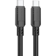 Кабель BOROFONE BX81 Goodway USB-C to USB-C 60W 1м Black