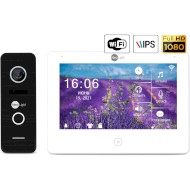 Комплект видеодомофона NEOLIGHT Alpha HD WF White + Prime FHD Pro Black