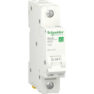 Выключатель автоматический SCHNEIDER ELECTRIC RESI9 1p, 40А, C, 6кА (R9F12140)