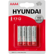 Батарейка HYUNDAI Ultra Heavy Duty AAA 4шт/уп (HT7007002)