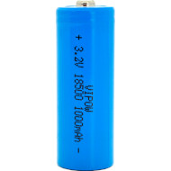 Аккумулятор VIPOW LiFePO4 18500 1000mAh 3.2V TipTop (IFR18500-600MAHTT)