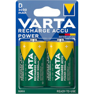 Аккумулятор VARTA Recharge Accu Power D 3000mAh 2шт/уп (56720 101 402)