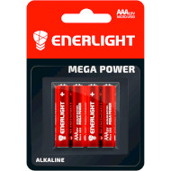 Батарейка ENERLIGHT Mega Power AAA 4шт/уп