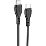 Кабель BOROFONE BX51 Triumph USB-C to USB-C 1м Black