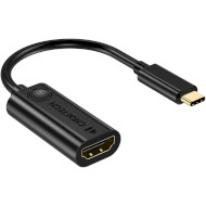 Адаптер CHOETECH 4K@60Hz USB-C - HDMI v2.0 Black (HUB-H04)