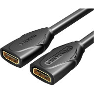 Кабель-удлинитель VENTION HDMI 2.0 Female to Female HDMI v2.0 0.5м Black (AAXBD)