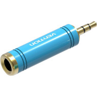 Адаптер VENTION mini-jack 3.5 mm - jack 6.35 mm Blue (VAB-S04-L)
