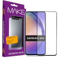 Защитное стекло MAKE Full Cover Full Glue для Galaxy A24 (MGF-SA54)