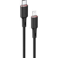 Кабель ACEFAST C2-01 USB-C to Lightning 1.2м Black