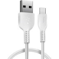 Кабель HOCO X20 Flash USB-A to Type-C 2м White